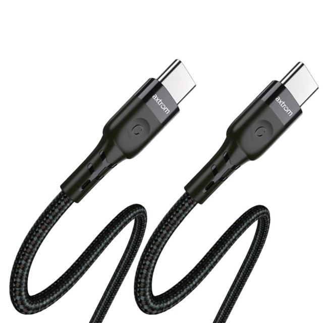 کابل شارژ USB-C به USB-C اکستروم مدل ACB90CC توان 90 وات طول 1.2 متر