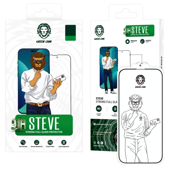 گلس استیو شفاف گرین لاین Steve Strong آیفون iPhone 14 Plus