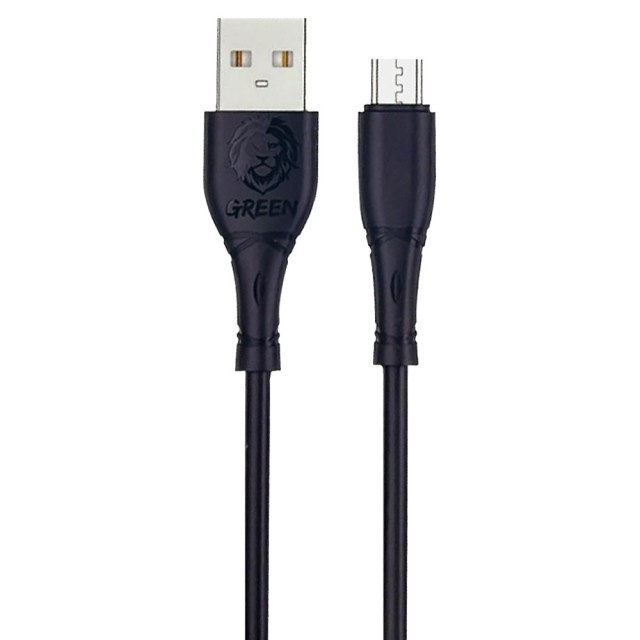 کابل شارژ USB به microUSB گرین لیون مدل GNCMCBK طول 1 متر