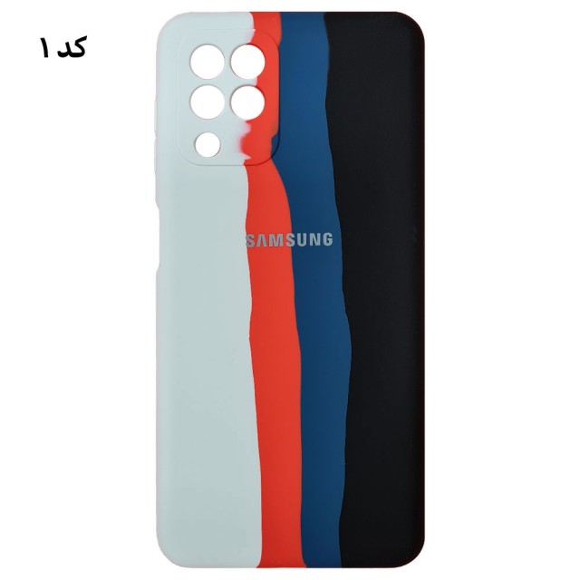 قاب سیلیکونی رنگین کمانی اورجینال سامسونگ A22 4G