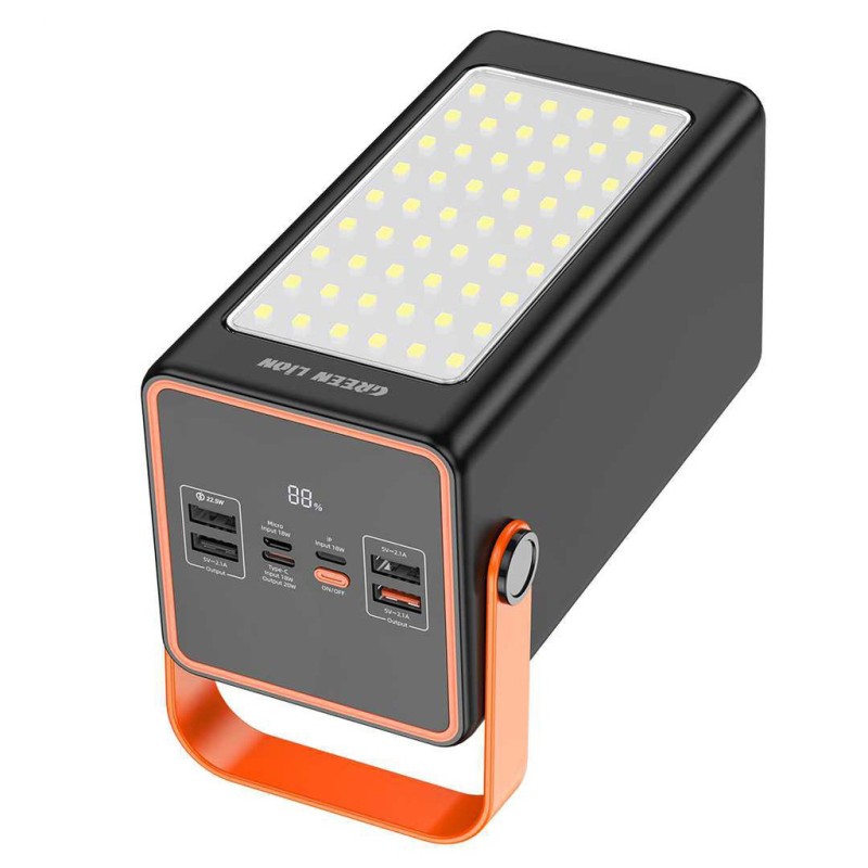 پاوربانک گرین لاین مدل Thunder 90 ظرفیت 90000 میلی آمپر ساعت توان 22.5 وات