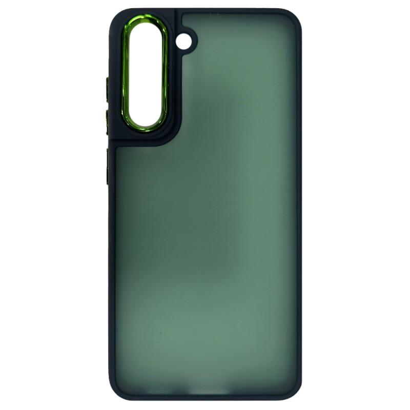 قاب پشت مات دور سیلیکونی فریم لنز متال سامسونگ S21 FE