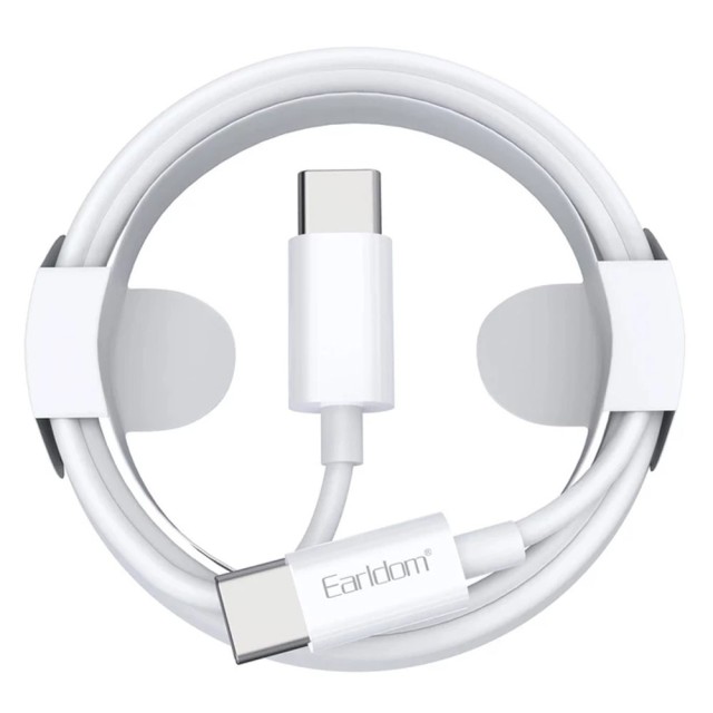 کابل شارژ USB-C به USB-C ارلدام مدل EC-166C طول 1 متر توان 60 وات