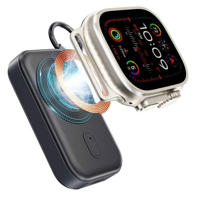 پاوربانک گرین لاین مدل iWatch ظرفیت 1200 میلی آمپر ساعت توان 2.5 وات