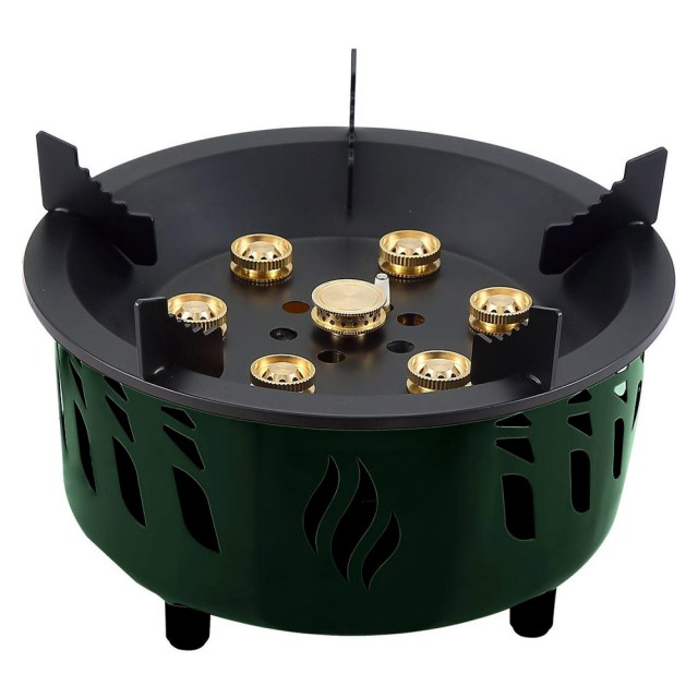 اجاق گاز کمپینگ 7 مشعل گرین Green Lion 7 Burner Camping Stove