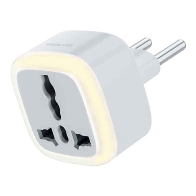 تبدیل 3 به 2 چراغدار گرین لاین مدل Universal Conversion Plug