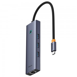 هاب تایپ سی چهار پورت بیسوس مدل B0005280A813-00