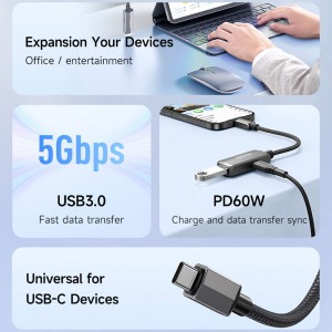 تبدیل دو کاره USB-C به USB-A و USB-C مک دودو مدل CA-2830