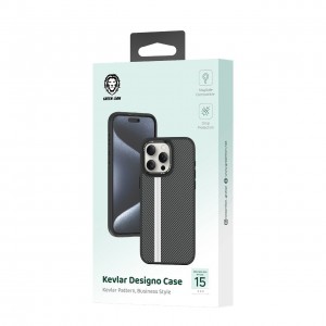 قاب Kevlar Designo Case گرین لاین آیفون iPhone 15 Pro مدل GNKVLRC15P