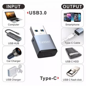 مبدل Type-C به OTG USB 3.0 ارلدام مدل ET-OT61