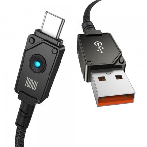 کابل شارژ USB به Type-C بیسوس مدل Aramid Fiber Braiding CB000050 طول 2 متر توان 100 وات
