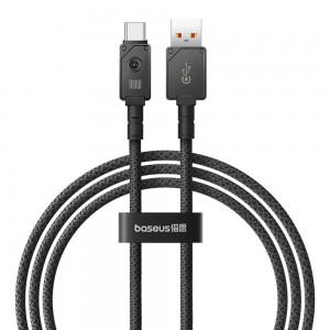 کابل شارژ USB به Type-C بیسوس مدل Aramid Fiber Braiding CB000050 طول 2 متر توان 100 وات