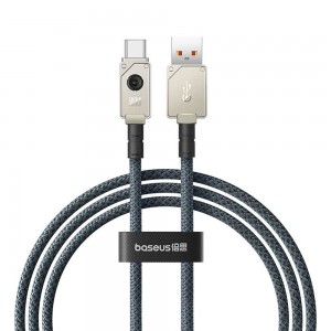 کابل تایپ سی فست شارژ Baseus Unbreakable Series P10355801111-01 6A PD 100W 2m