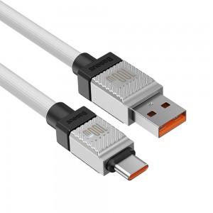 کابل شارژ USB به Type-C بیسوس مدل CoolPlay CB000046 طول 2 متر توان 100 وات