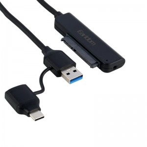 مبدل USB 3.0 و تایپ سی به SATA ارلدام مدل ET-W36