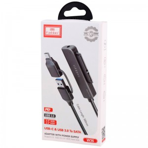 مبدل USB 3.0 و تایپ سی به SATA ارلدام مدل ET-W36