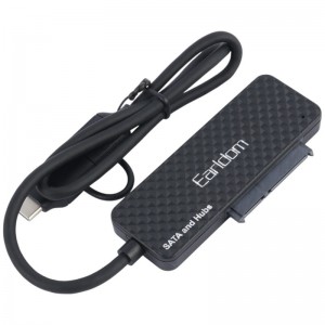 هاب 3 پورت و مبدل USB 3.0 و تایپ سی به SATA ارلدام مدل ET-W37