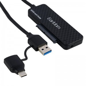 هاب 3 پورت و مبدل USB 3.0 و تایپ سی به SATA ارلدام مدل ET-W37