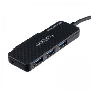 هاب 3 پورت و مبدل USB 3.0 و تایپ سی به SATA ارلدام مدل ET-W37