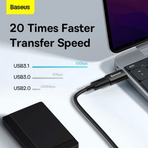 مبدل Type-C به OTG USB 3.1 بیسوس مدل ZJJQ000101