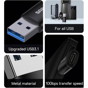 مبدل Type-C به OTG USB 3.1 بیسوس مدل ZJJQ000101