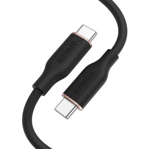 کابل شارژ USB-C به USB-C انکر PowerLine III Flow مدل A8553 طول 1.8 متر توان 100 وات