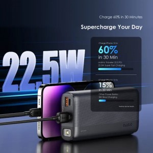 مشخصات پاوربانک اورایمو مدل OPB-7204Q ظرفیت 20000 میلی آمپر توان 22.5 وات