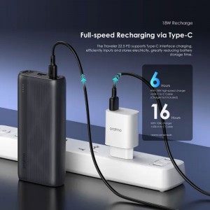 پاوربانک اورایمو مدل OPB-7204Q ظرفیت 20000 میلی آمپر توان 22.5 وات