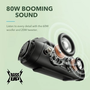 اسپیکر بلوتوثی قابل حمل انکر SoundCore Motion Boom Plus مدل A3129 توان 80 وات