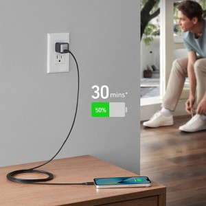 کابل شارژ Type-C به لایتنینگ انکر مدل PowerLine III A8832 طول0.9 متر توان 18 وات