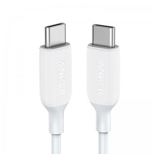 کابل شارژ USB-C به USB-C انکر مدل PowerLine III A8852 طول 0.9 متر توان 60 وات