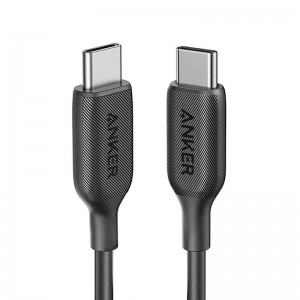 کابل شارژ USB-C به USB-C انکر مدل PowerLine III A8852 طول 0.9 متر توان 60 وات