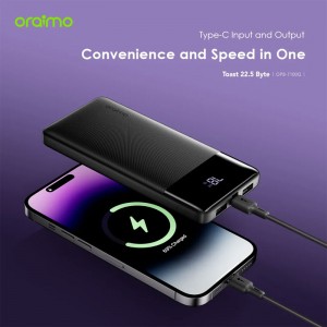 پاوربانک اورایمو مدل OPB-7100Q ظرفیت 10000 میلی آمپر توان 22.5 وات