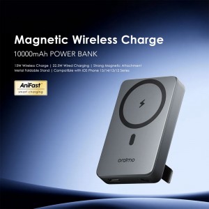 پاوربانک مگ سیف اورایمو MagPower 15 OPB-7102W ظرفیت 10000 میلی آمپر ساعت توان 22.5 وات