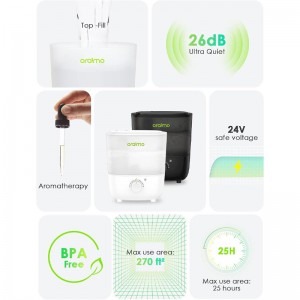 دستگاه بخور سرد و رطوبت ساز اورایمو مدل Oraimo Humidifier U02