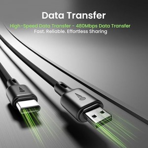 کابل شارژ USB به Type-C اورایمو مدل FastLine OCD-C54P طول 1.5 متر توان 3 آمپر