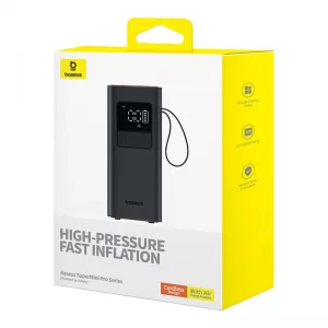 پمپ باد لاستیک خودرو بیسوس مدل SuperMini Pro BS-CG016