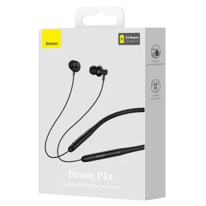 هدفون بلوتوث دورگردنی بیسوس Bowie P1x NGPB010001