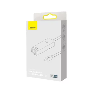 کابل تبدیل Type-C به LAN بیسوس Baseus BS-OH008 WKQX000313 1000Mbps