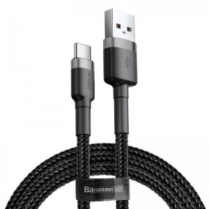 کابل شارژ USB به Type-C بیسوس مدل Cafule CATKLF-CG1 طول 2 متر توان 2 آمپر