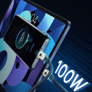 کابل شارژ USB-C به USB-C بیسوس مدل Unbreakable CB000051 P10355800221-01 طول 2 متر توان 100 وات