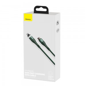 کابل شارژ Type-C به لایتنینگ بیسوس مدل Zinc Magnetic CATLXC-06 طول 1 متر توان 20 وات