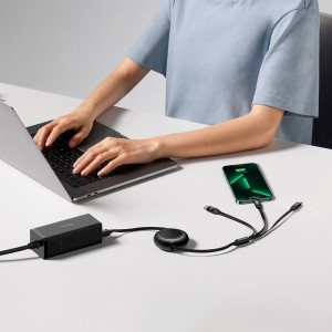 کابل شارژ سه سر بیسوس مدل Bright Mirror CAMJ010201 طول 1.1 متر توان 100 وات