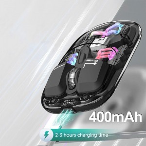 ماوس بی سیم شفاف ارلدام KM16