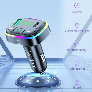 شارژر فندکی و اف ام پلیر بلوتوثی ارلدام مدل M104 توان 3.1 وات