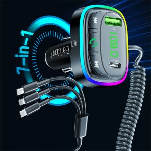 شارژر فندکی و اف ام پلیر بلوتوثی ارلدام مدل M105 توان 3.1 وات