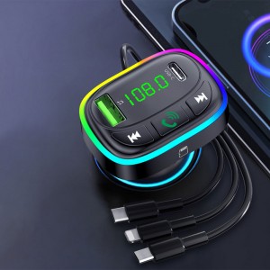 شارژر فندکی و اف ام پلیر بلوتوثی ارلدام مدل M105 توان 3.1 وات