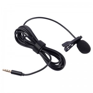 میکروفون یقه ای 3.5 میلیمتری ارلدام مدل E34 طول 2 متر