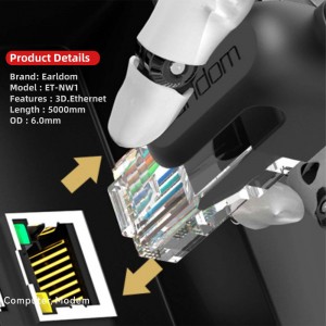 کابل شبکه ارلدام Cat6 مدل NW1 طول 5 متر