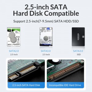 قاب اکسترنال هارد 2.5 اینچی USB 3.0 اوریکو مدل 25PW1-C3